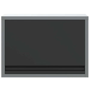Ντουλάπα εργαλείων Μαύρο και Γκρι 50 x 25 x 35 εκ.