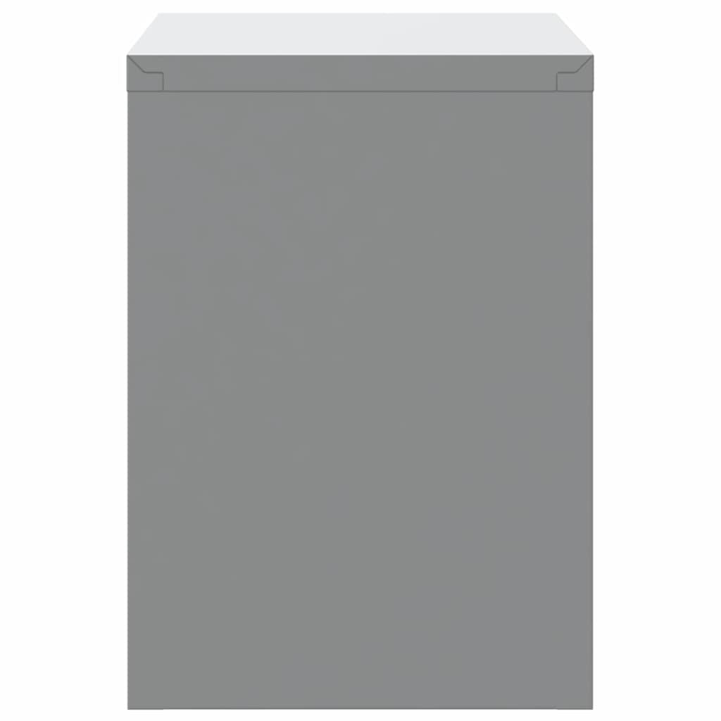 Ντουλάπα εργαλείων Μαύρο και Γκρι 50 x 25 x 35 εκ.