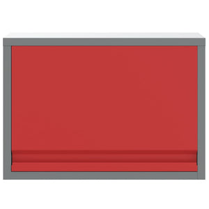 Ντουλάπα εργαλείων Κόκκινο και Γκρι 50 x 25 x 35 εκ.