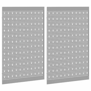 Πάνελ Τοίχου Εργαλείων 2 pcs Γκρι 100 x 1 x 80 εκ - Pakobazaar