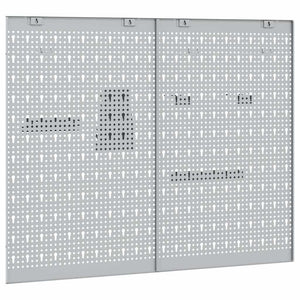 Πάνελ Τοίχου Εργαλείων 2 pcs Γκρι 100 x 1 x 80 εκ - Pakobazaar