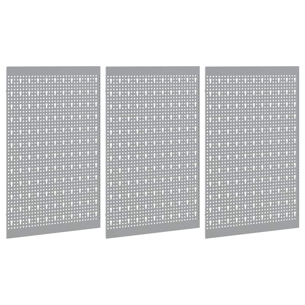 Πάνελ Τοίχου Εργαλείων 3 pcs Γκρι 150 x 1 x 80 εκ - Pakobazaar