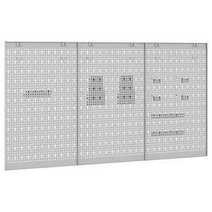 Πάνελ Τοίχου Εργαλείων 3 τμχ. Γκρι 150 x 1 x 80 εκ - Pakobazaar