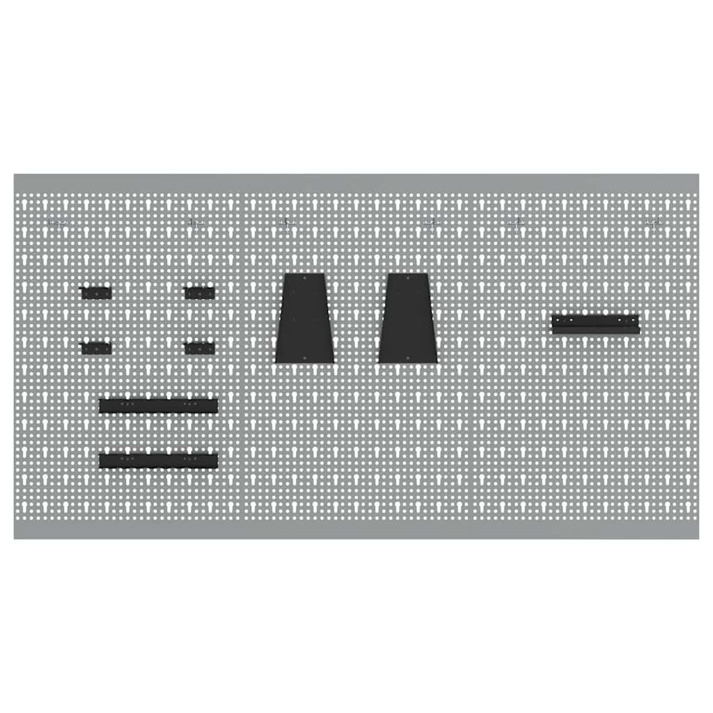 Πάνελ Τοίχου Εργαλείων 3 pcs Γκρι 150 x 1 x 80 εκ - Pakobazaar