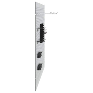 Πάνελ Τοίχου Εργαλείων 3 τμχ. Γκρι 150 x 1 x 80 εκ - Pakobazaar