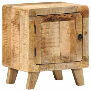 Κομοδίνο 40x32x46 cm από μασίφ ξύλο Rough Mango