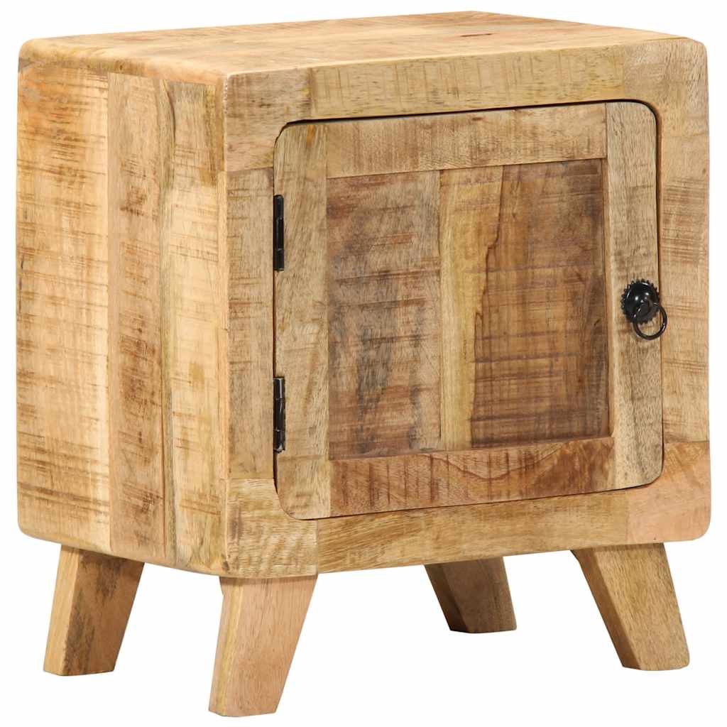 Κομοδίνο 2 τεμάχια 40x32x46 cm Στερεό ξύλο Rough Mango