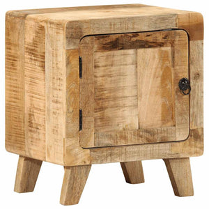 Κομοδίνο 2 τεμάχια 40x32x46 cm Στερεό ξύλο Rough Mango