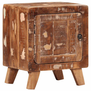 Κομοδίνο 40x32x46 cm Στερεό ξύλο αναγεννημένο