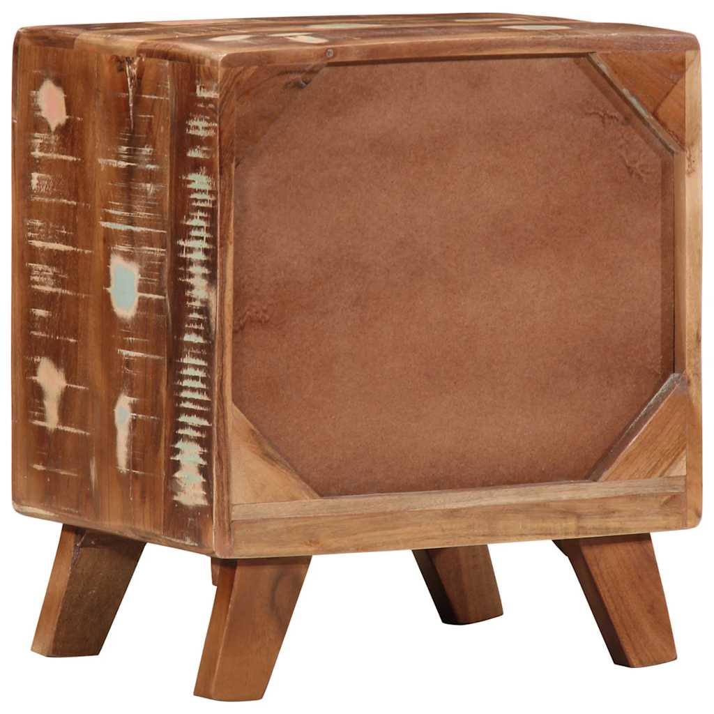 Κομοδίνο 2 τεμάχια 40x32x46 cm Στερεό ξύλο ανακυκλωμένο