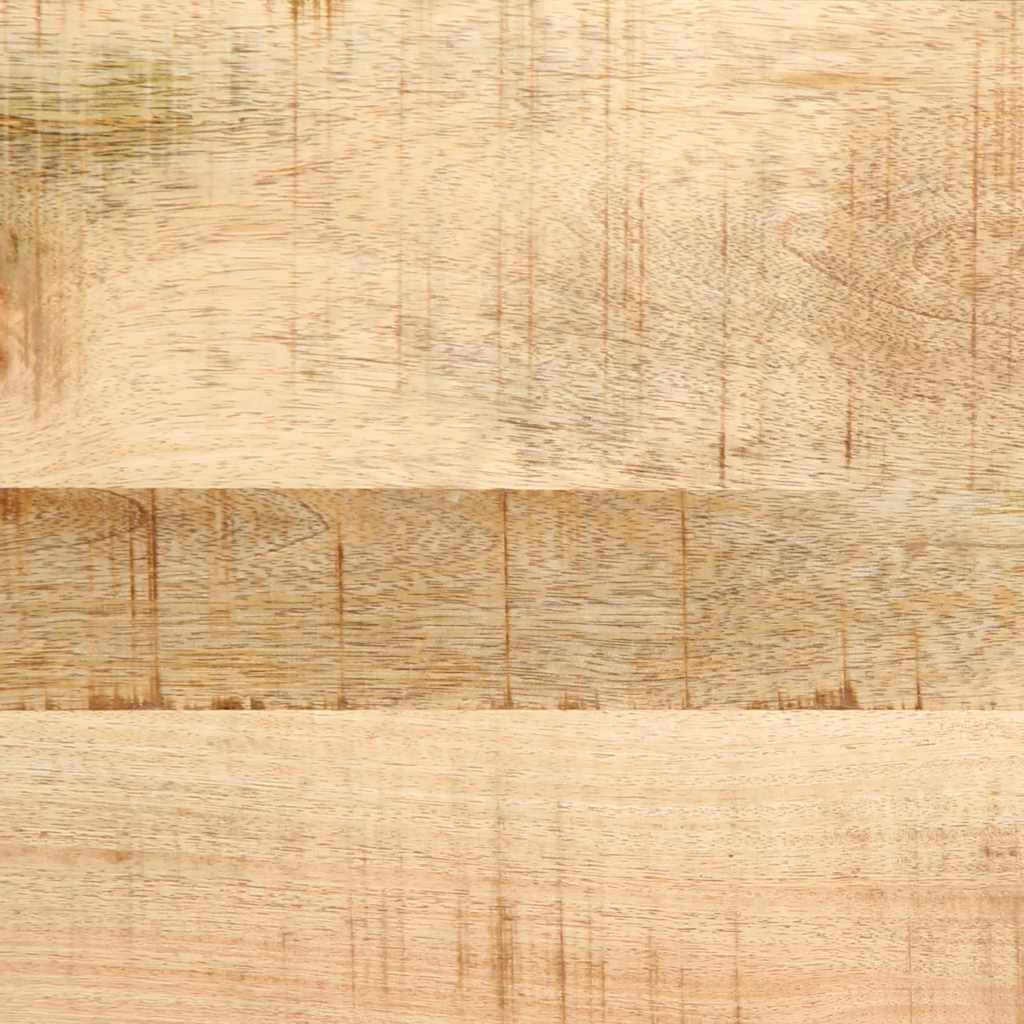 Κομοδίνο 2 τεμάχια 40x32x46 cm Στερεό ξύλο Rough Mango - Pakobazaar