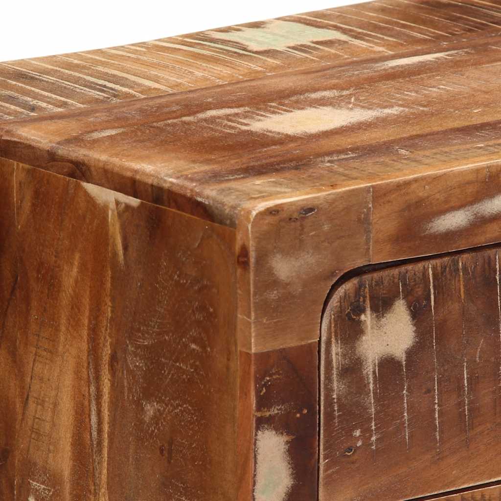 Κομοδίνο 40x32x46 cm Στερεό ξύλο αναγεννημένο