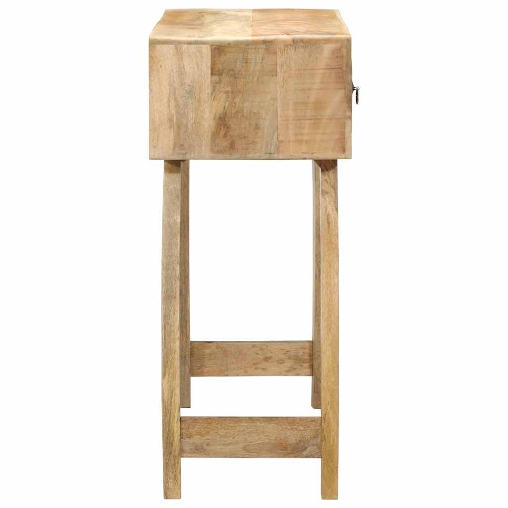 Τραπέζι κονσόλας 90x32x75 cm από μασίφ ξύλο Rough Mango - Pakobazaar