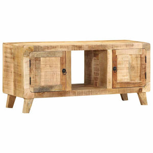 ντουλάπι τηλεόρασης  105x46x32 cm μασίφ ξύλο ακατέργαστο μάνγκο - Pakobazaar