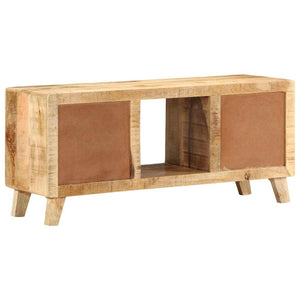 ντουλάπι τηλεόρασης  105x46x32 cm μασίφ ξύλο ακατέργαστο μάνγκο - Pakobazaar