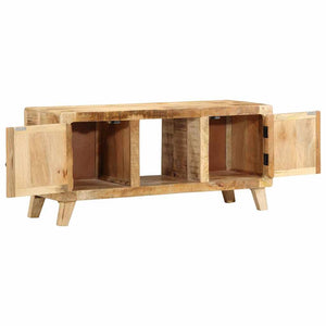 ντουλάπι τηλεόρασης  105x46x32 cm μασίφ ξύλο ακατέργαστο μάνγκο - Pakobazaar