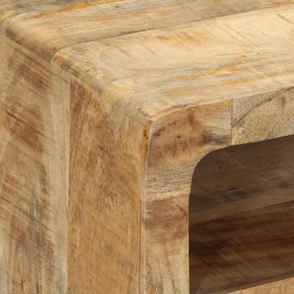 ντουλάπι τηλεόρασης  105x46x32 cm μασίφ ξύλο ακατέργαστο μάνγκο