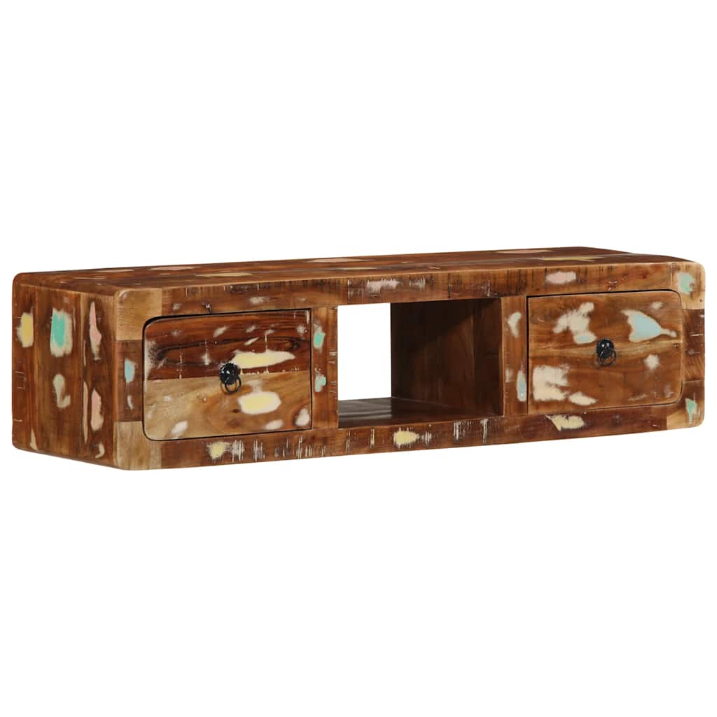 Έπιπλο Τηλεόρασης 100x32x25 εκ. από Μασίφ Ανακυκλωμένο Ξύλο