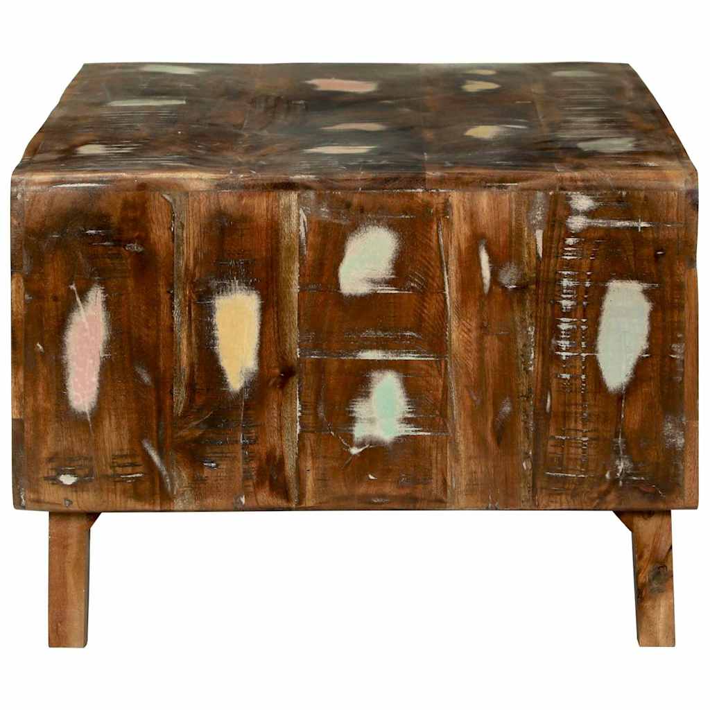 Τραπεζάκι σαλονιού 90 x 50 x 35 cm Στερεό Ανακτηθέν Ξύλο