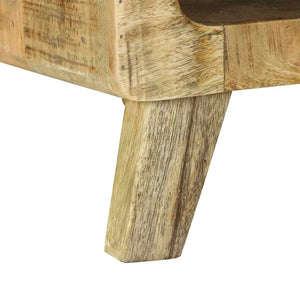 Τραπεζάκι σαλονιού Καφέ 90 x 50 x 35 cm Στερεό ξύλο μάνγκο - Pakobazaar