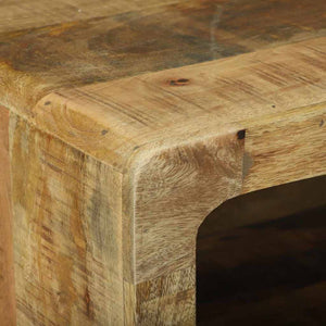 Τραπεζάκι σαλονιού Καφέ 90 x 50 x 35 cm Στερεό ξύλο μάνγκο - Pakobazaar