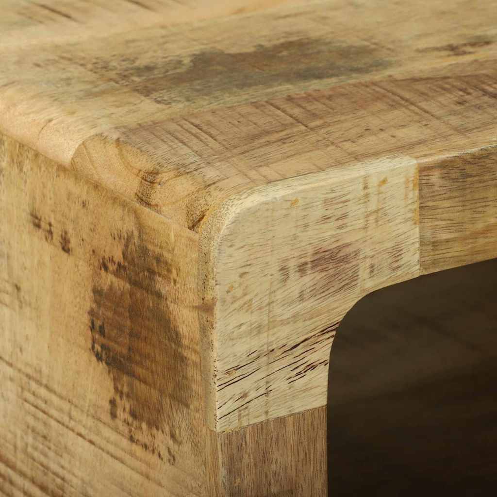 Τραπεζάκι σαλονιού Καφέ 50 x 50 x 35 cm Στερεό ξύλο μάνγκο - Pakobazaar
