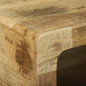 Τραπεζάκι σαλονιού Καφέ 50 x 50 x 35 cm Στερεό ξύλο μάνγκο - Pakobazaar