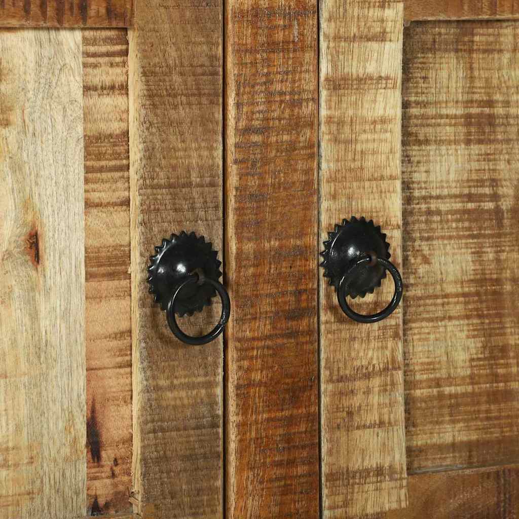 Τραπεζάκι σαλονιού Καφέ 80 x 54 x 45 εκ Στερεό ξύλο μάνγκο - Pakobazaar