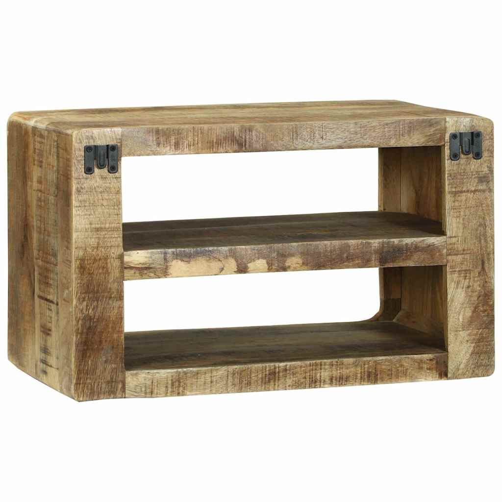Ντουλάπι TV με ράφι Καφέ 60 x 32 x 36 εκ. Μασίφ ξύλο μάνγκο - Pakobazaar
