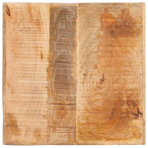 End Table με ράφι Καφέ 40 x 40 x 49 εκ Στερεό ξύλο μάνγκο