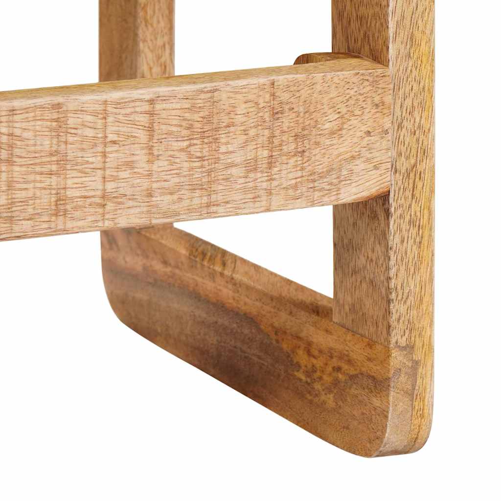Ένθετα τραπέζια 2 pcs Καφέ 46 x 46 x 45 εκ. Στερεό ξύλο μάνγκο