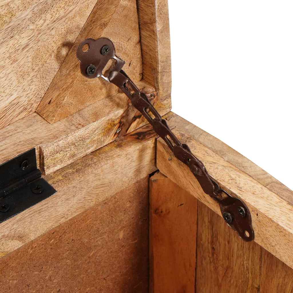 Κουτί αποθήκευσης με αποθήκευση Καφέ Στερεό ξύλο μάνγκο - Pakobazaar