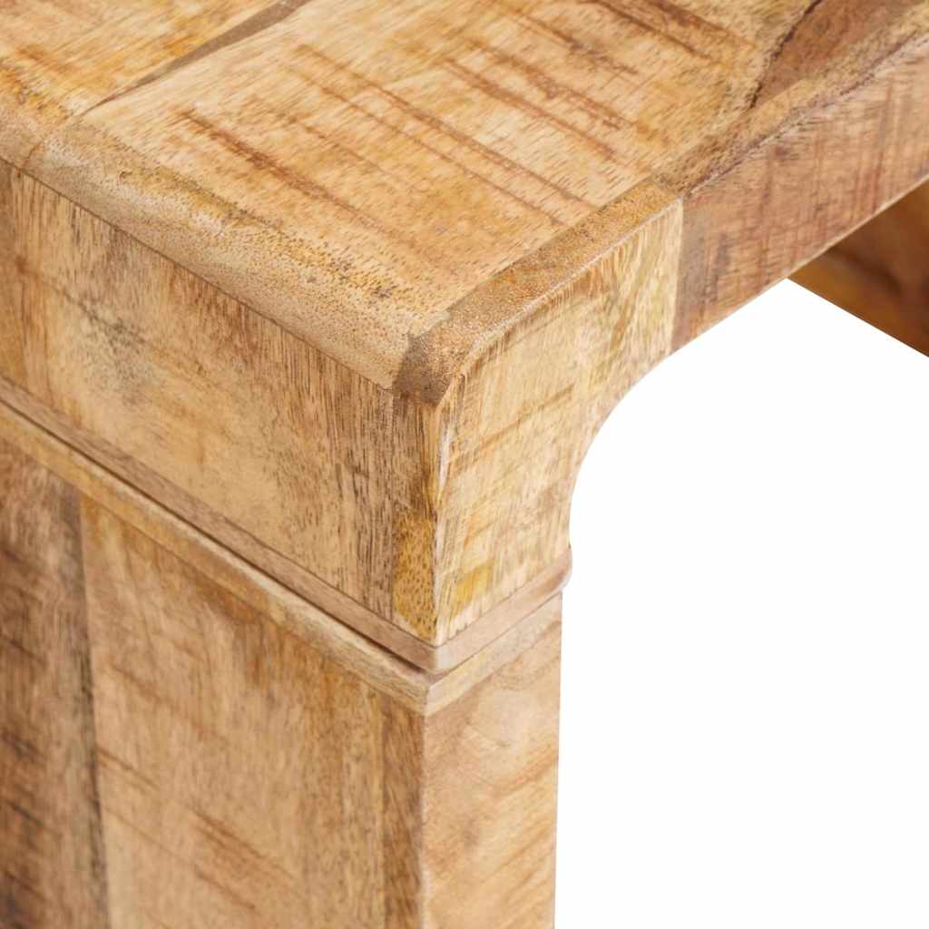 End Table Καφέ 60 x 35 x 46 εκ. Στερεό ξύλο μάνγκο - Pakobazaar