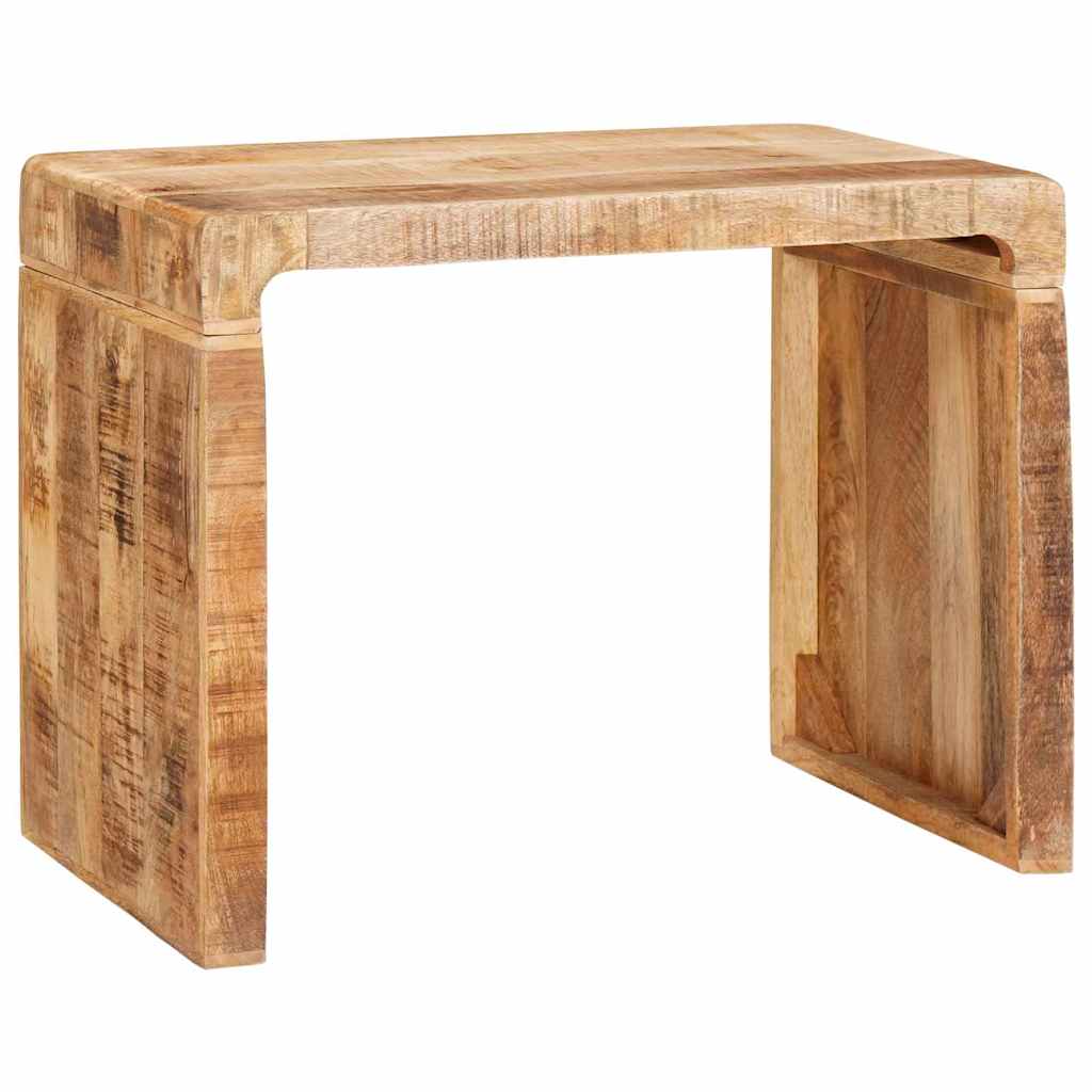 End Table Καφέ 60 x 35 x 46 εκ. Στερεό ξύλο μάνγκο - Pakobazaar