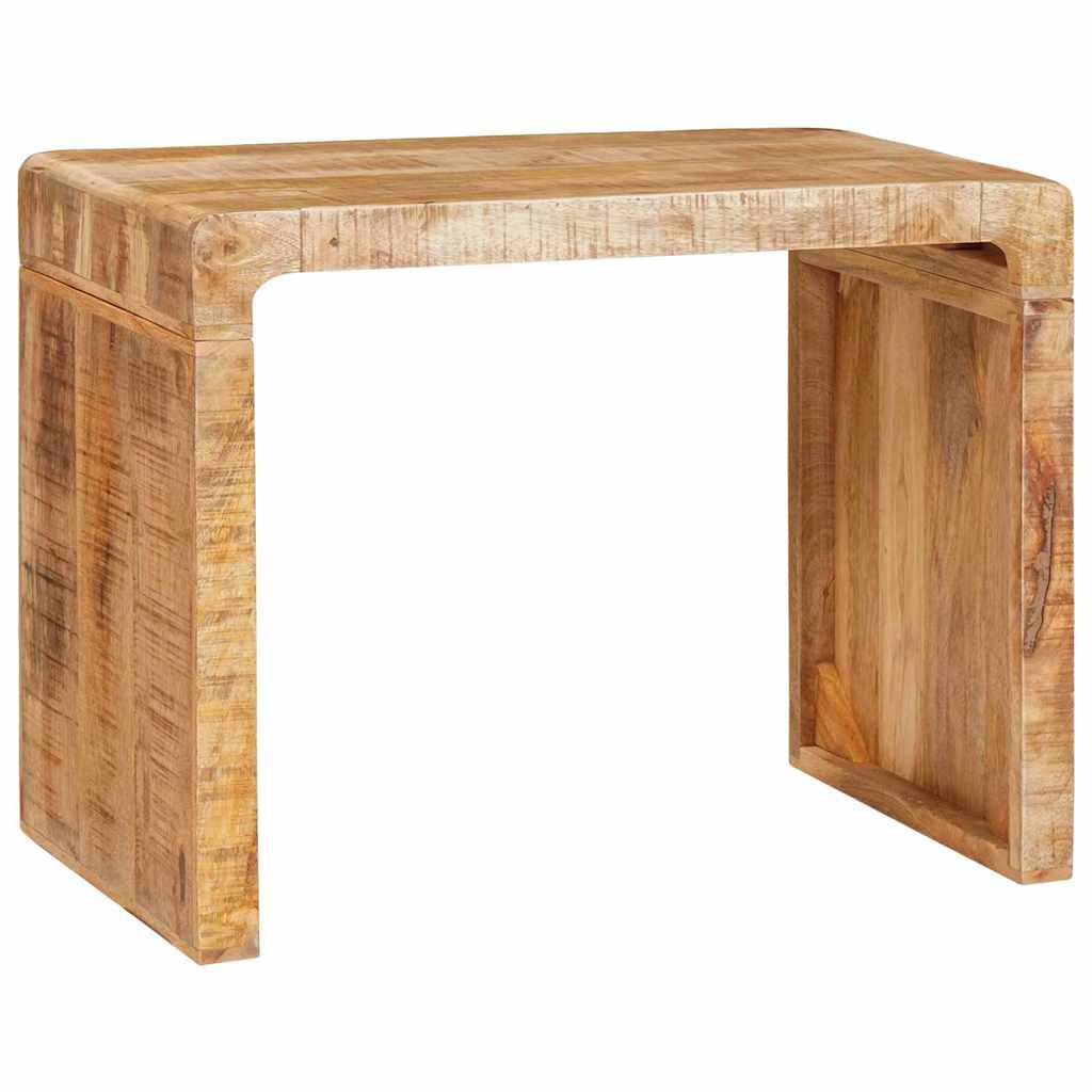End Table Καφέ 60 x 35 x 46 εκ. Στερεό ξύλο μάνγκο - Pakobazaar