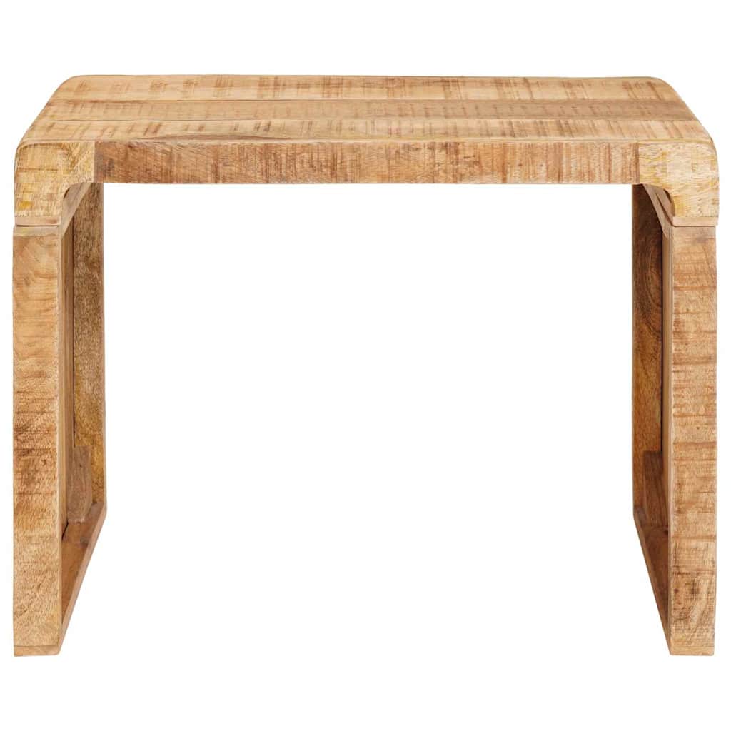 End Table Καφέ 60 x 35 x 46 εκ. Στερεό ξύλο μάνγκο - Pakobazaar