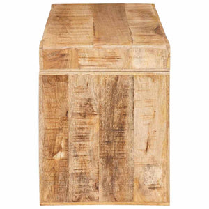 End Table Καφέ 60 x 35 x 46 εκ. Στερεό ξύλο μάνγκο - Pakobazaar