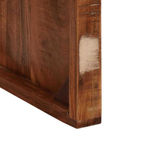 End Table Καφέ 60 x 35 x 46 εκ. Στερεό Ανακτηθέν Ξύλο - Pakobazaar