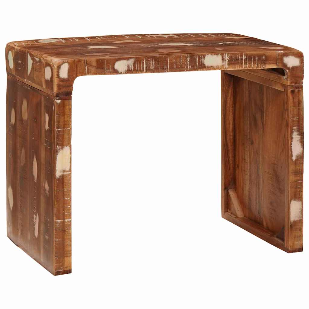 End Table Καφέ 60 x 35 x 46 εκ. Στερεό Ανακτηθέν Ξύλο - Pakobazaar