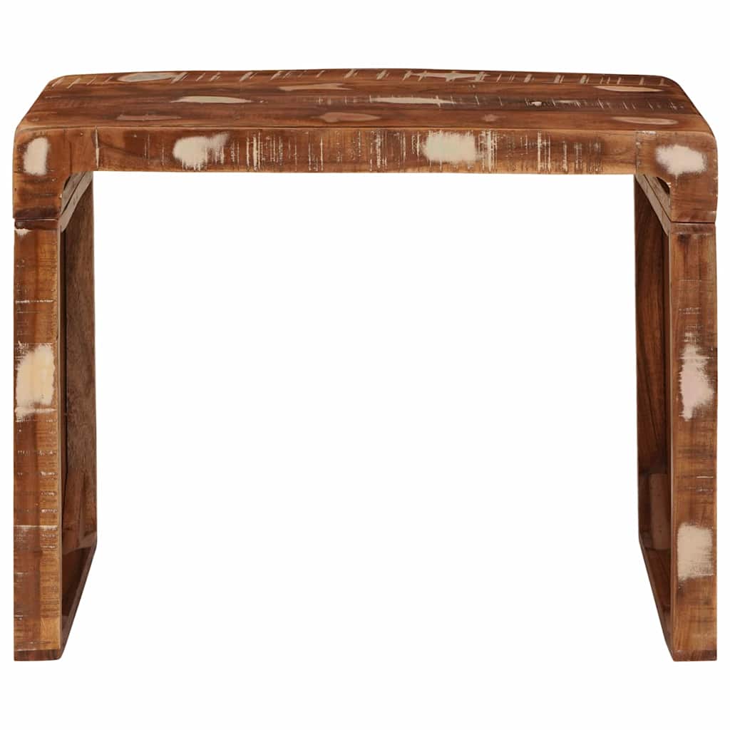 End Table Καφέ 60 x 35 x 46 εκ. Στερεό Ανακτηθέν Ξύλο - Pakobazaar