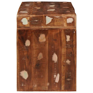 End Table Καφέ 60 x 35 x 46 εκ. Στερεό Ανακτηθέν Ξύλο - Pakobazaar