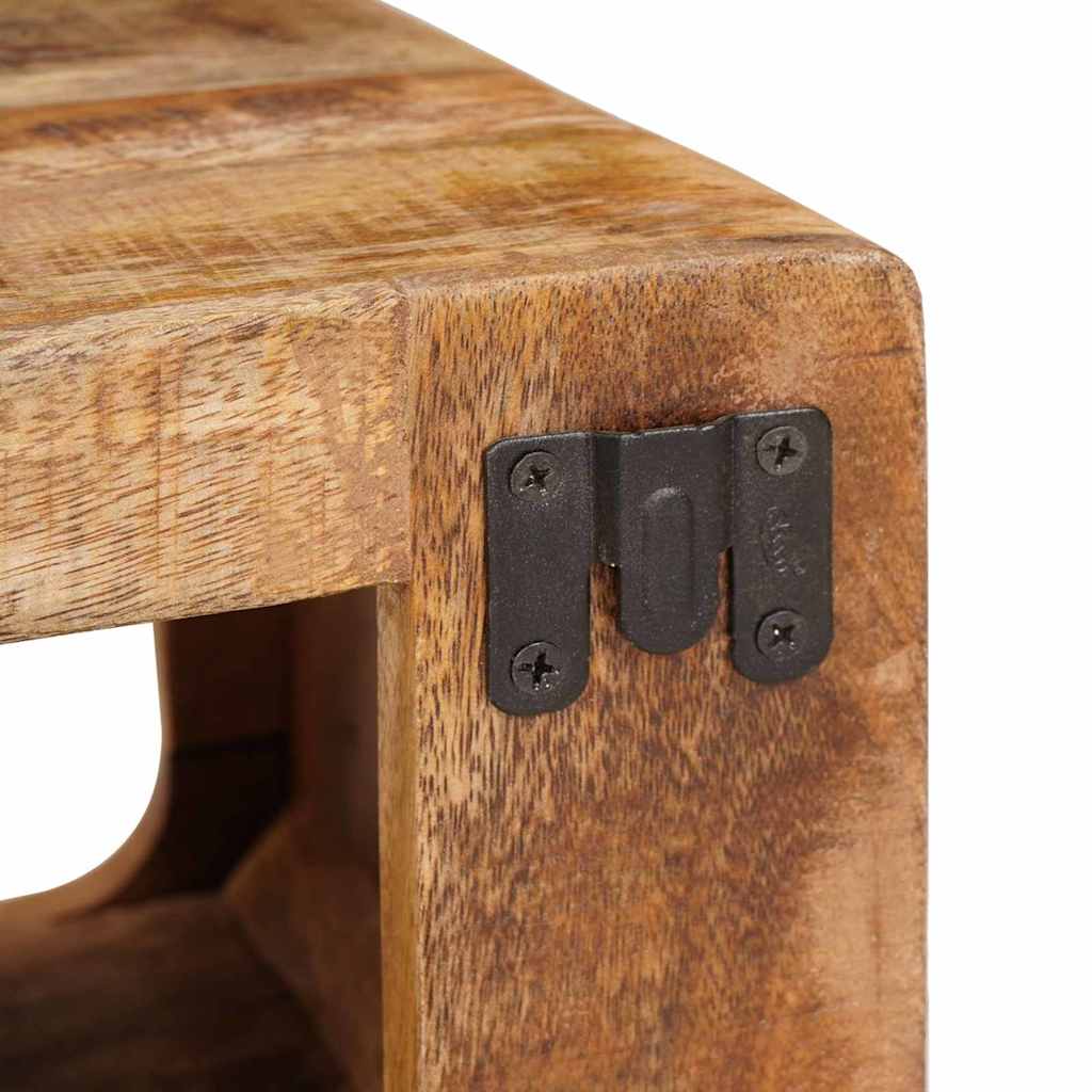 Κομοδίνο Καφέ 45 x 30 x 24 εκ. Στερεό ξύλο μάνγκο