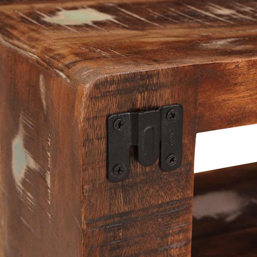 Κομοδίνο 2 pcs Καφέ 45 x 30 x 24 εκ. Στερεό Ανακτηθέν Ξύλο