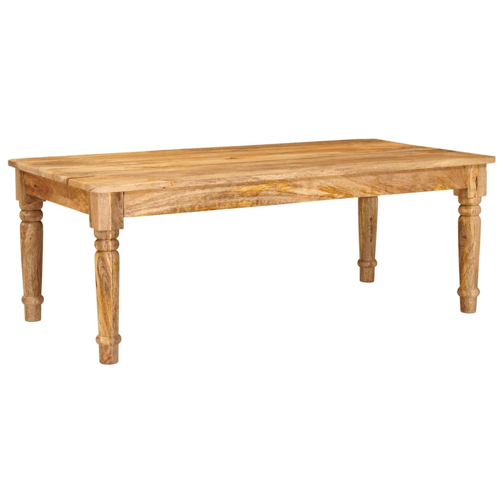 Τραπεζάκι σαλονιού Καφέ 110 x 55 x 40 cm Στερεό ξύλο μάνγκο - Pakobazaar