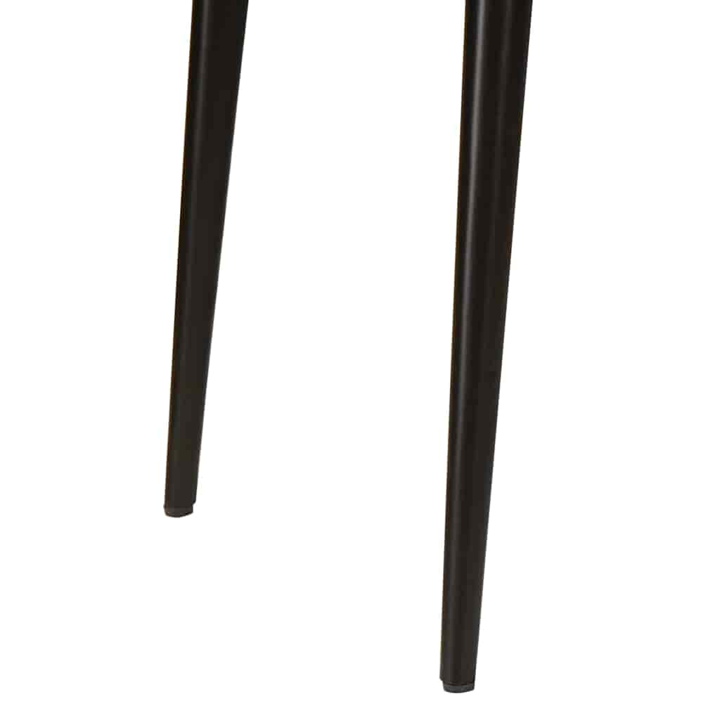 Τραπεζαρίες Καφέ και Μαύρο 110 x 55 x 78 εκ Στερεό ξύλο μάνγκο - Pakobazaar