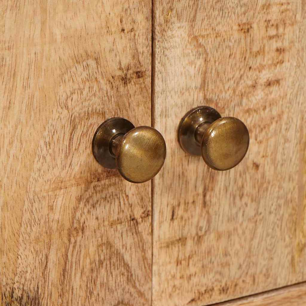 Ντουλάπες Αποθήκευσης Καφέ 110 x 30 x 45 εκ. Στερεό ξύλο μάνγκο
