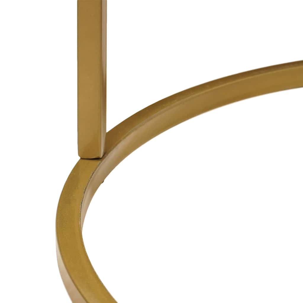 Τραπεζάκια Καφέ Στερεών 3 pcs Μασίφ ξύλο μάνγκο και χάλυβας