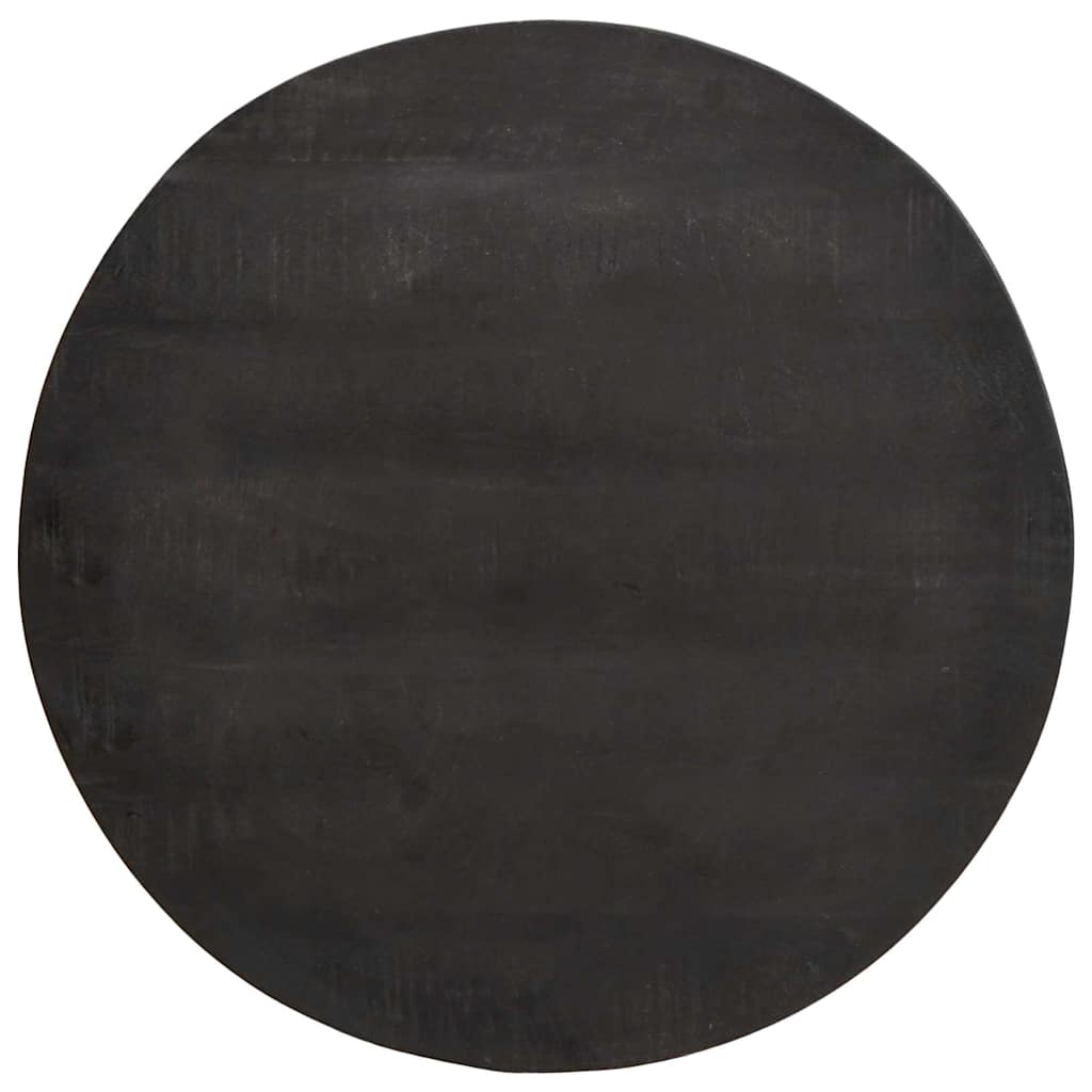 Τραπεζάκια Καφέ Στερεών 3 pcs Μασίφ ξύλο μάνγκο και χάλυβας