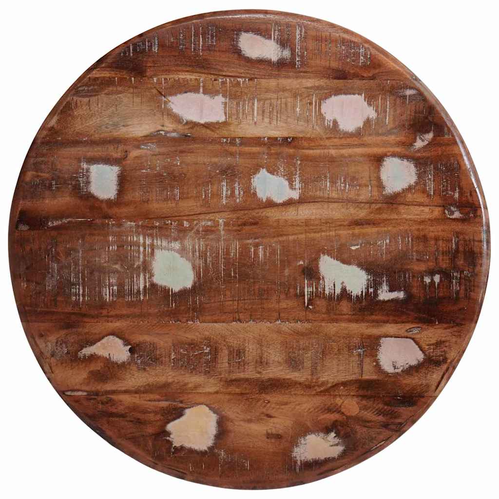 Τραπεζάκια Καφέ Στερεών 3 pcs Πολύχρωμο Στερεό ανακτημένο ξύλο