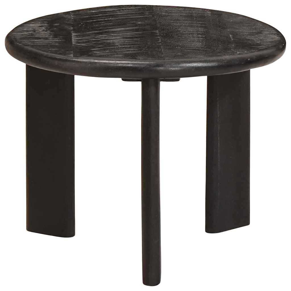 Τραπεζάκια Καφέ Στερεών 3 pcs Λευκό Στερεό ξύλο μάνγκο